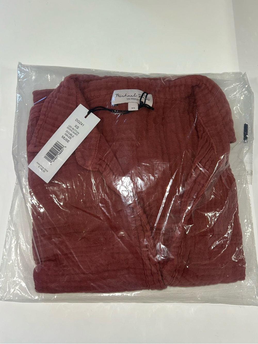 Michael Stars Gauze Button-Down Shirt - Muse - Picture 5 of 6
